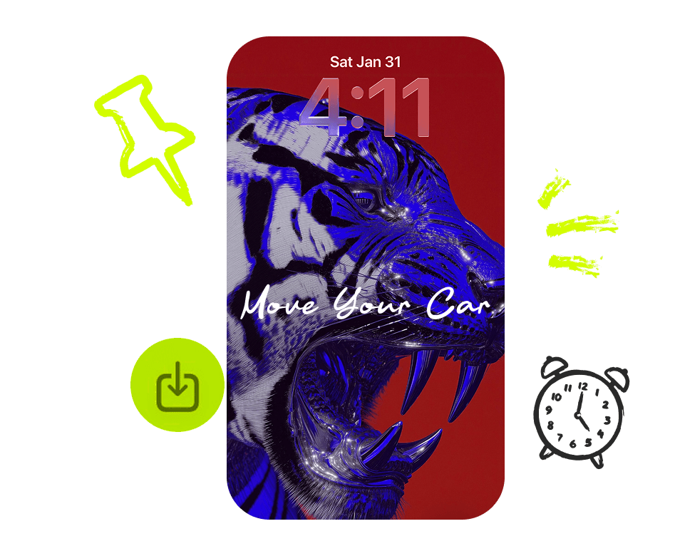 Sticky note wallpapers