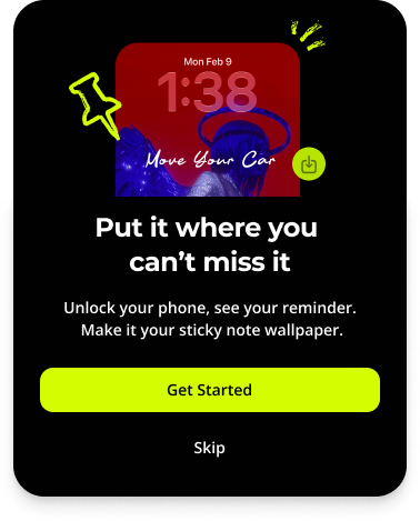 Sticky note wallpapers